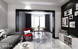 小戶型黑白調(diào)現(xiàn)代簡(jiǎn)約風(fēng)格裝修設(shè)計(jì)